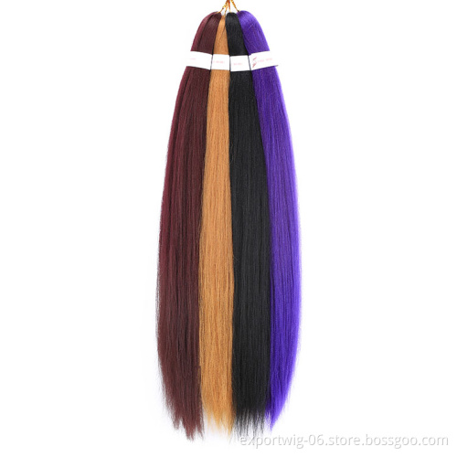 Jumbo Crochet Pony French Curly Micro Bulk Yaki Wholesale Express Synthetic Wave Braiding Hair Braids Expression Pre Stretch